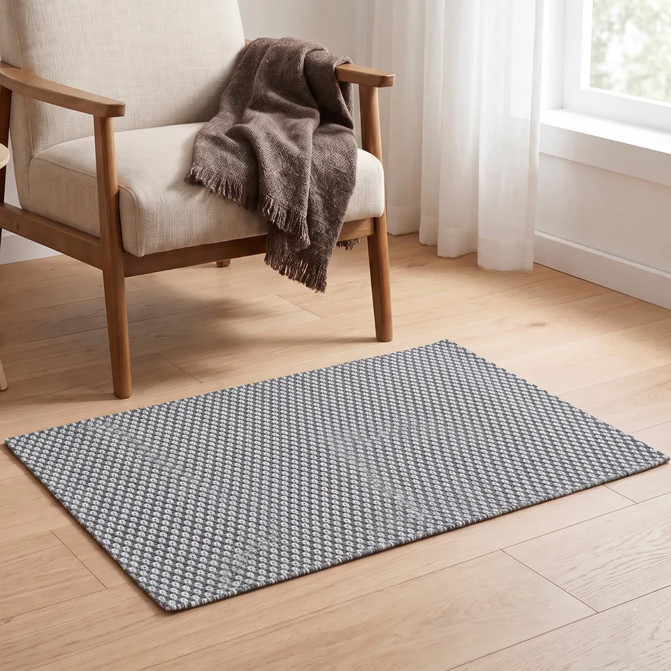 Nubby Grid Woven Rug representative image