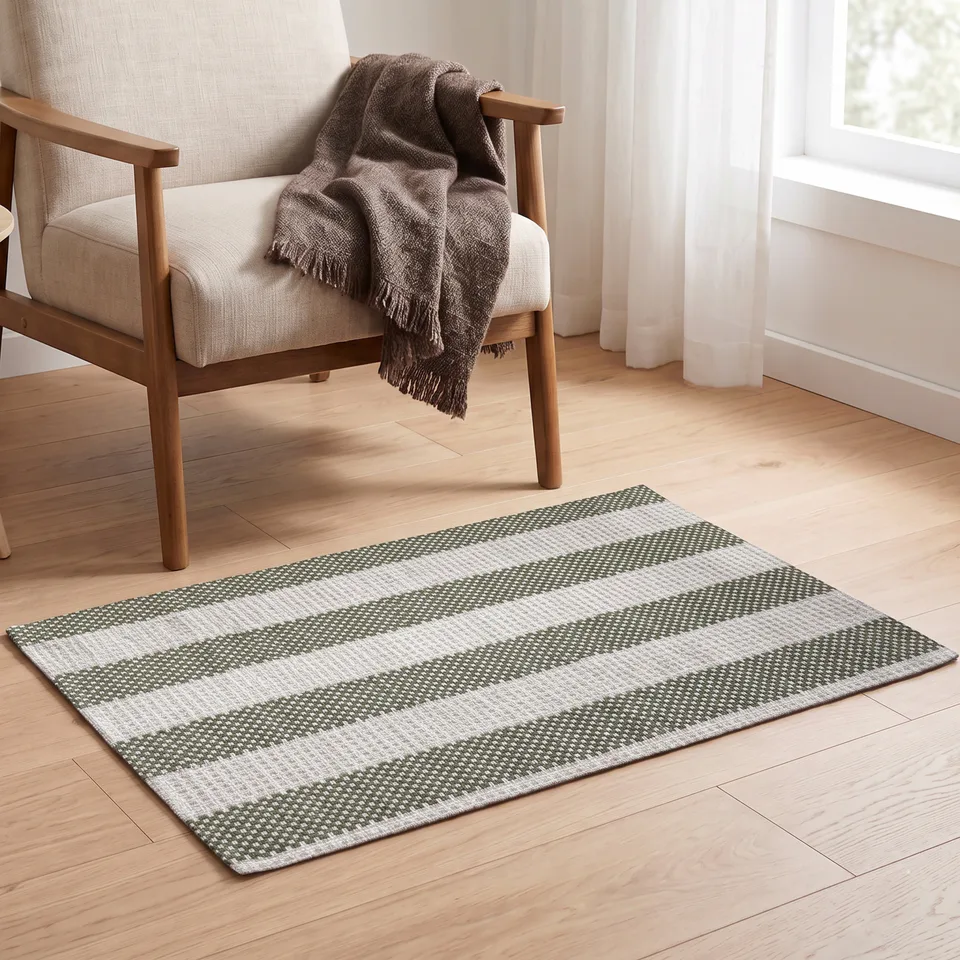 Woven Stripe Pattern Woven Rug main image