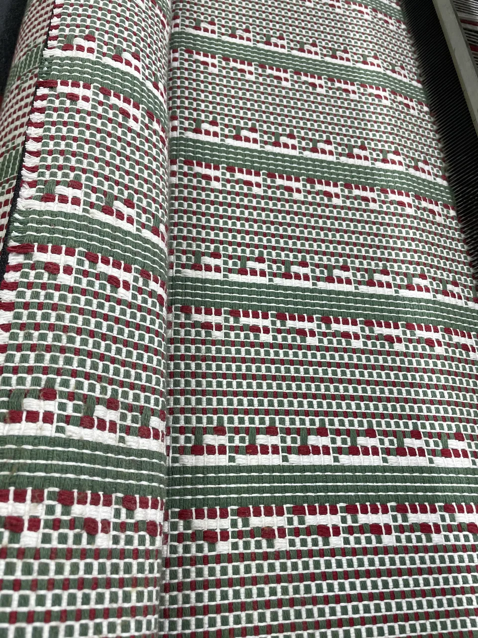 Festive Dobby Stripe Fabric by Meter representative image