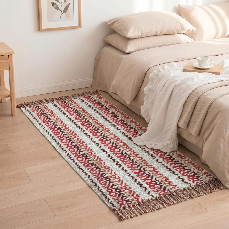 Nubby Stripe Woven Rug representative image