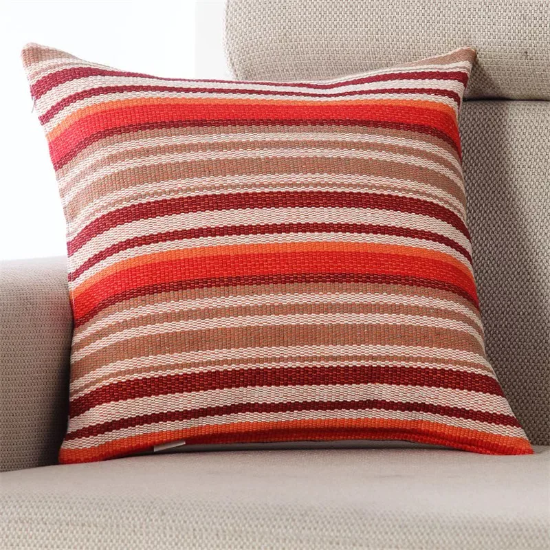 Coarse Irregular Stripe Cushion Cover representative image