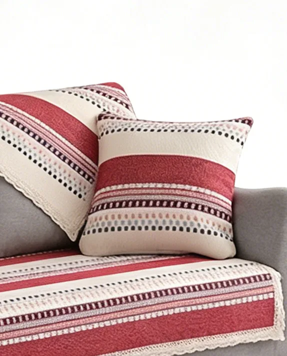 Nubby Irregular Stripe Cushion Cover representative image