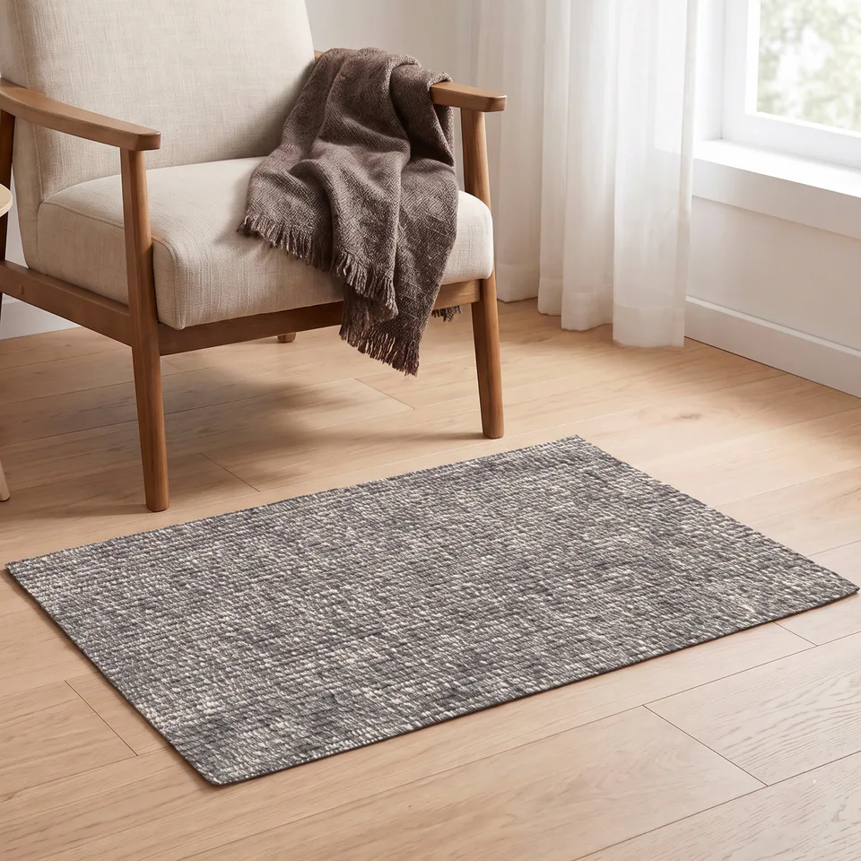 Mottled Surface Texture Woven Rug main image