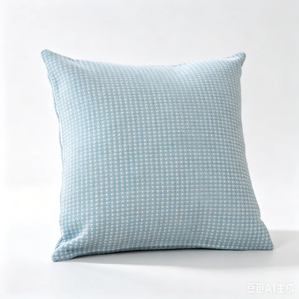 Fine Gingham Check Cushion Cover representative image