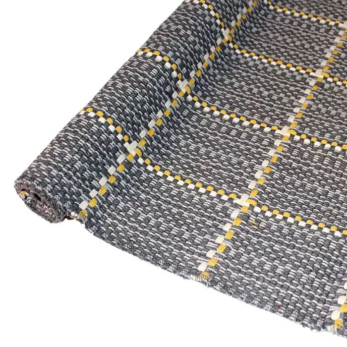 Coarse Check Texture Woven Rug representative image
