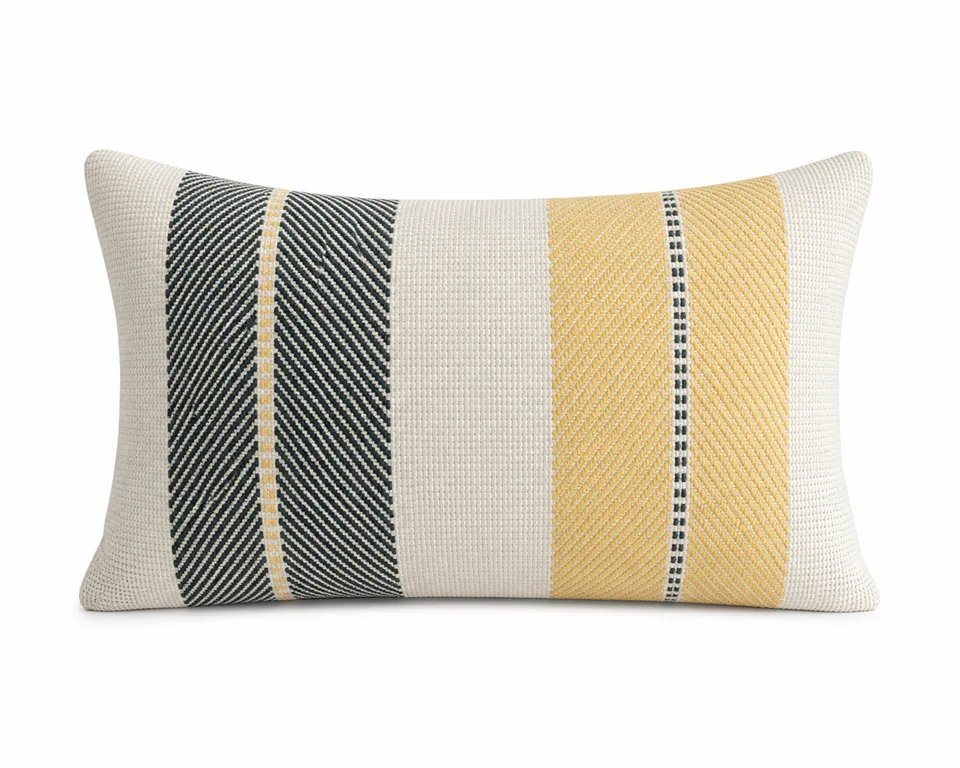 Textured Wide Stripe Cushion Cover representative image