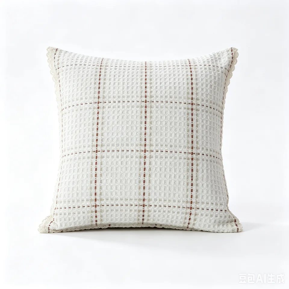 Windowpane Dot Check Cushion Cover representative image