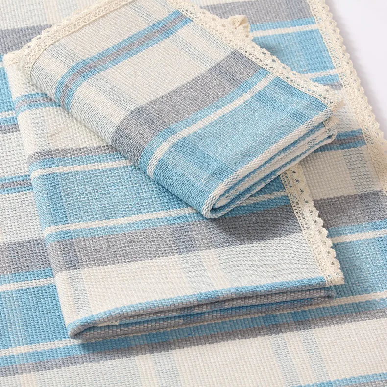 Coarse Wide Stripe Woven Rug representative image