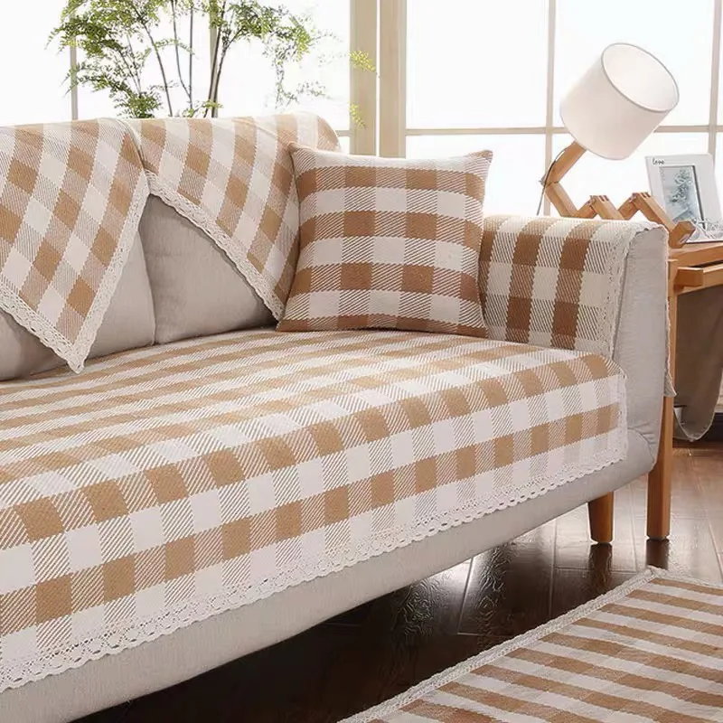 Coarse Check Pattern Cushion Cover representative image