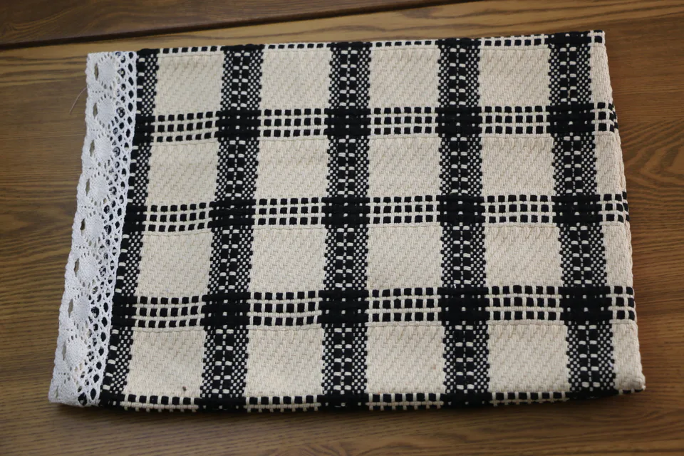 Textured Check Pattern Upholstery Fabric representative image
