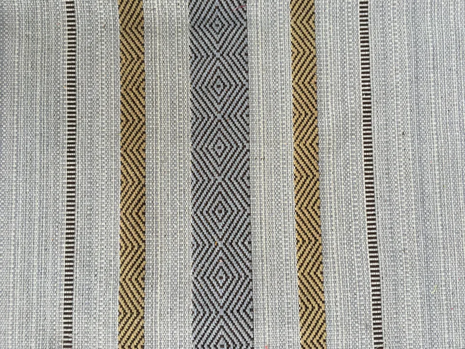 Textured Herringbone Stripe Upholstery Fabric representative image
