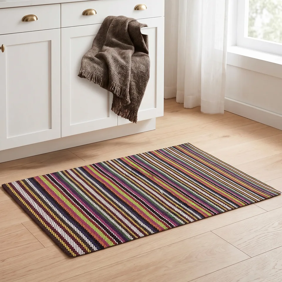 Fiesta Woven Stripe Woven Rug representative image