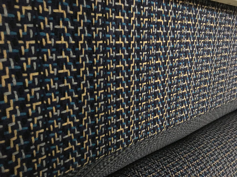 Tweed-like Herringbone Upholstery Fabric representative image