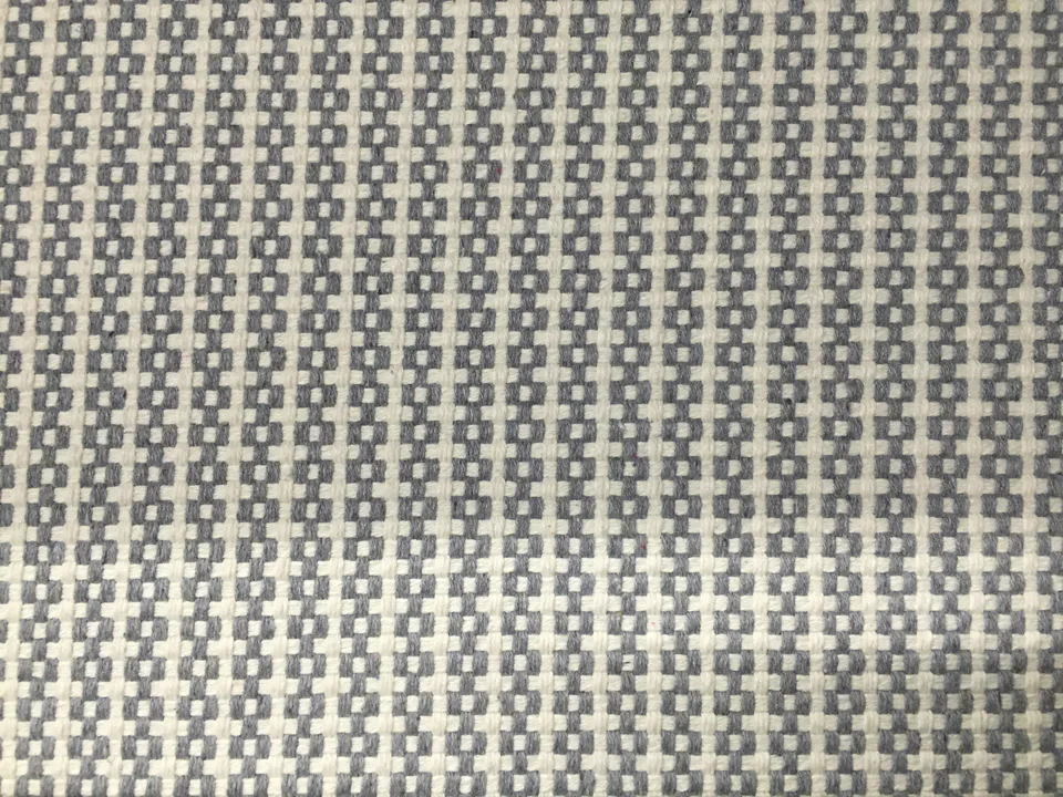 Textured Checkerboard Pattern Woven Rug representative image